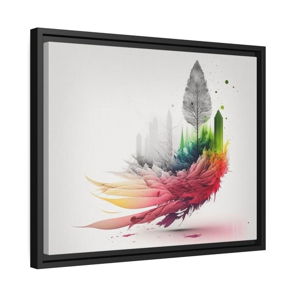 Wall art for hotel,wall art for living room,wall art, Matte Canvas, Black Frame - Picture 3 of 9